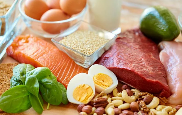 Agregue todos sus platos proteínas