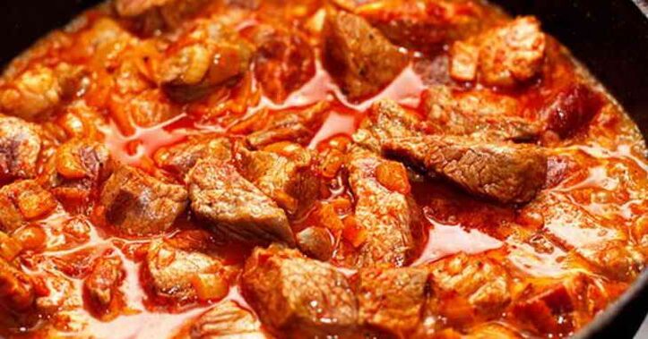 Estofado de ternera con dieta proteica