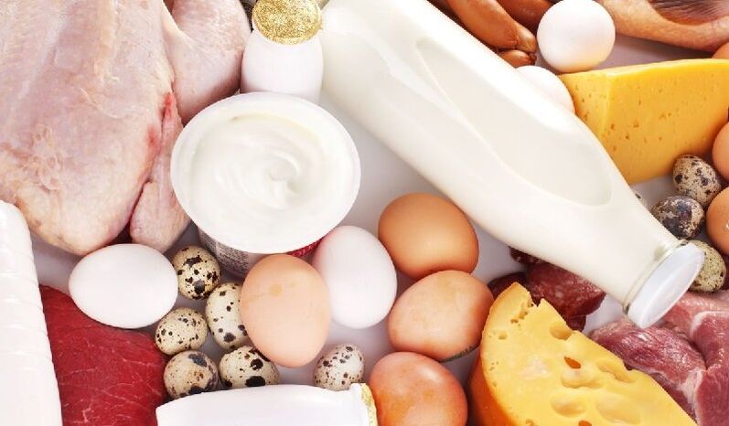 Alimentos proteicos para la nutrición.