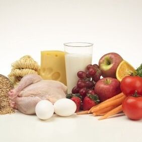 Alimentos y frutas con proteínas en la dieta de los seis pétalos