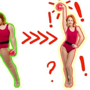 Visualización de la pérdida de peso con una dieta de seis pétalos. 